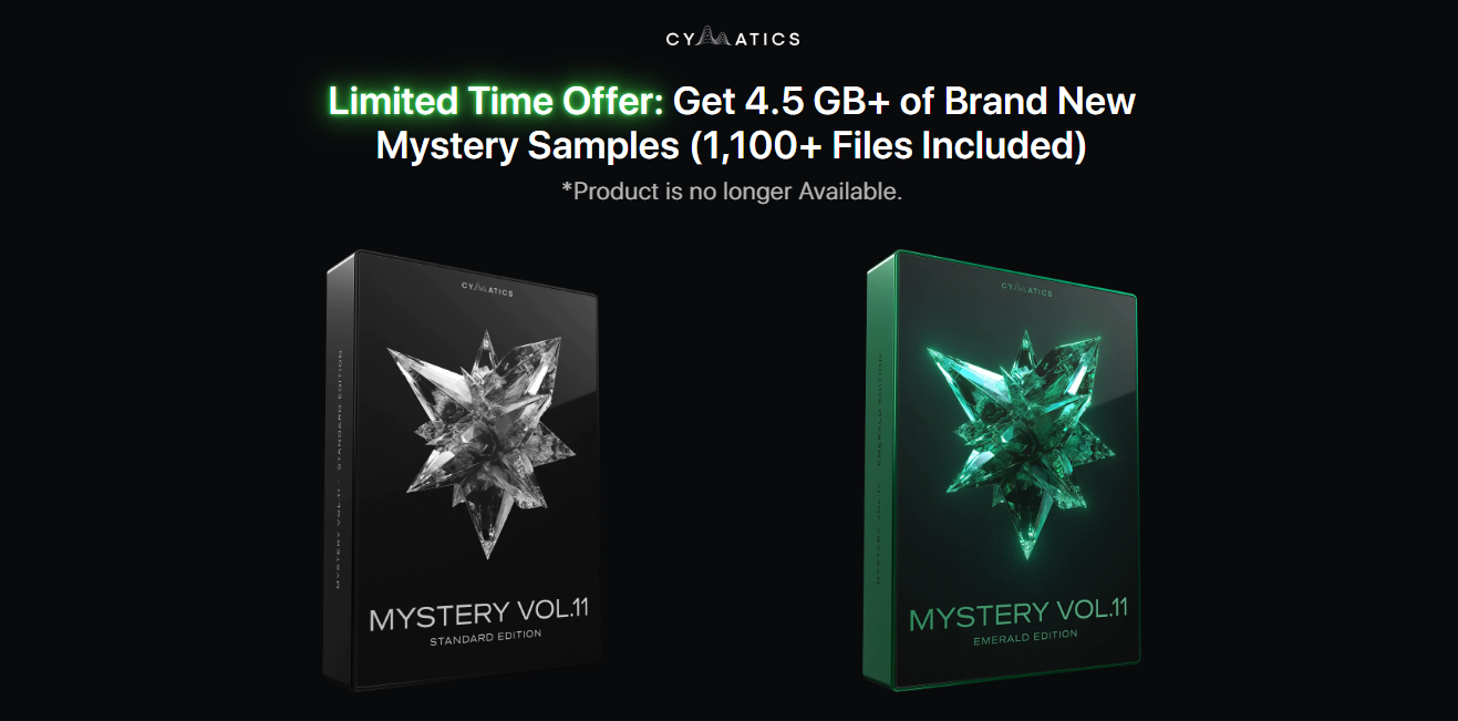 Cymatics厂牌EDM多风格采样包翡翠版Cymatics Mystery Vol 11 Emerald Edition